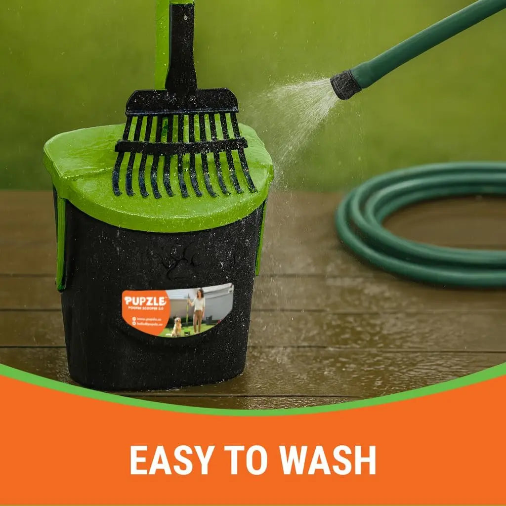 Pupzle Dog Pooper Scooper (40”) | No Bending, No Smell, Clean Pickup, Built to Last
