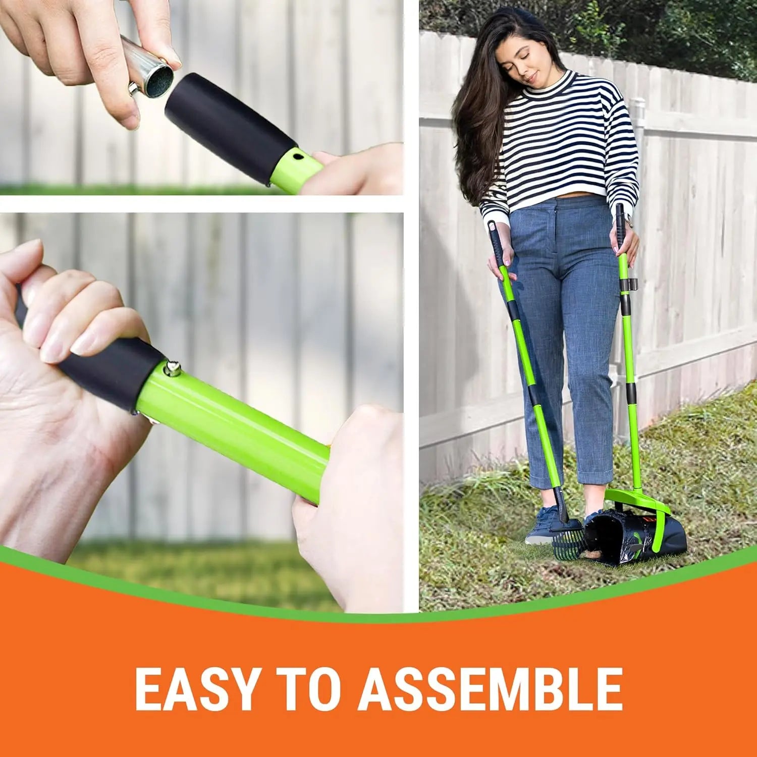 Pupzle Dog Pooper Scooper (40”) | No Bending, No Smell, Clean Pickup, Built to Last