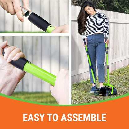 Pupzle Dog Pooper Scooper (40”) | No Bending, No Smell, Clean Pickup, Built to Last